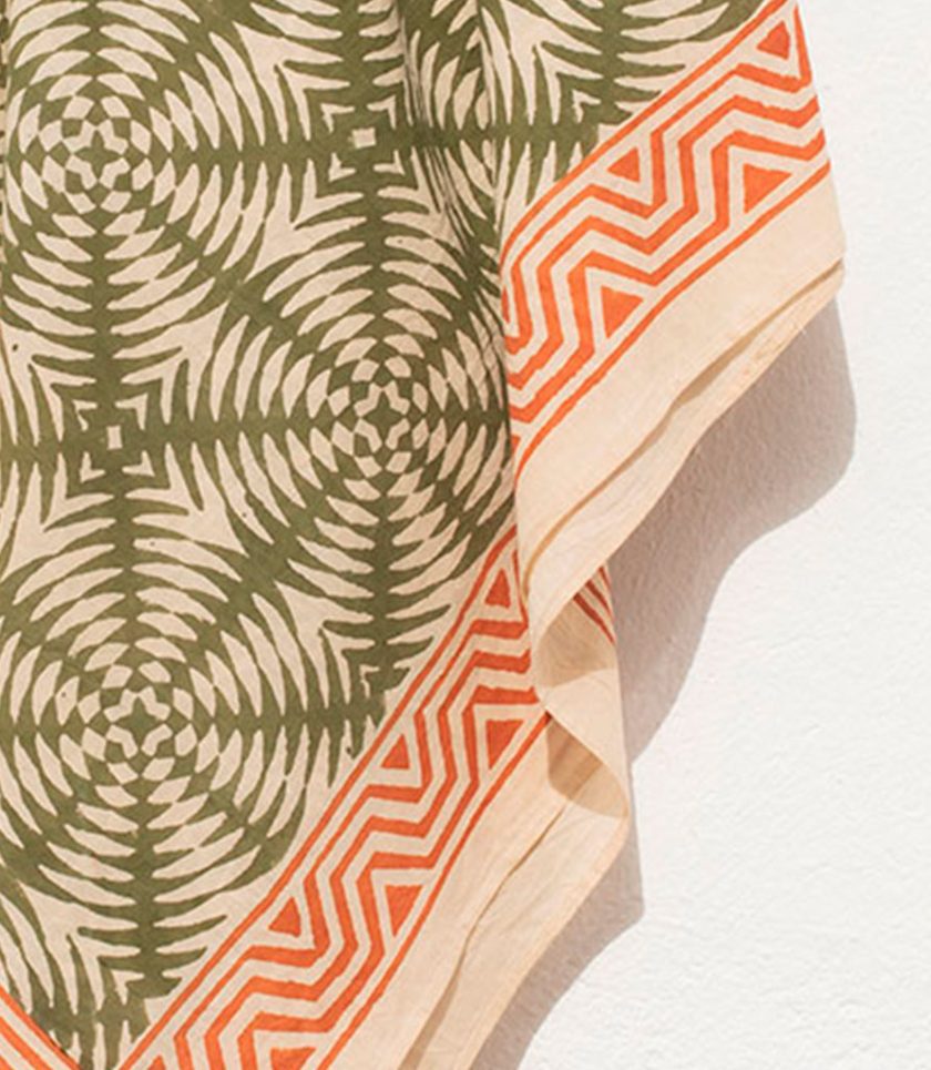 Green Afro Sarong