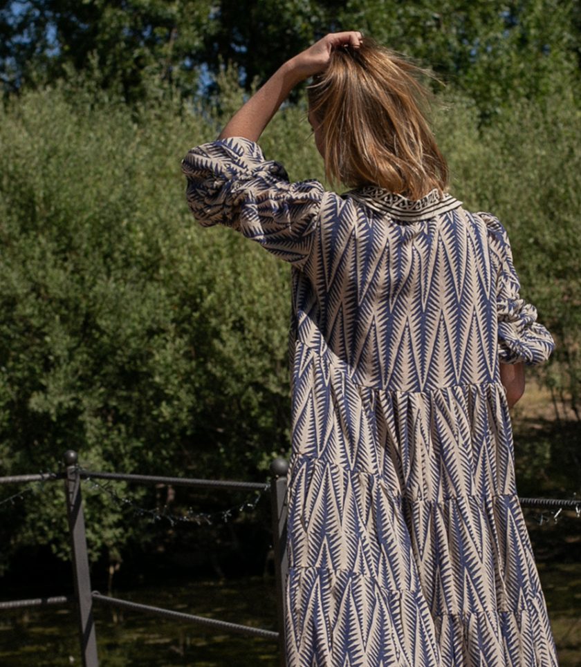 Blue Paros Maxi Dress