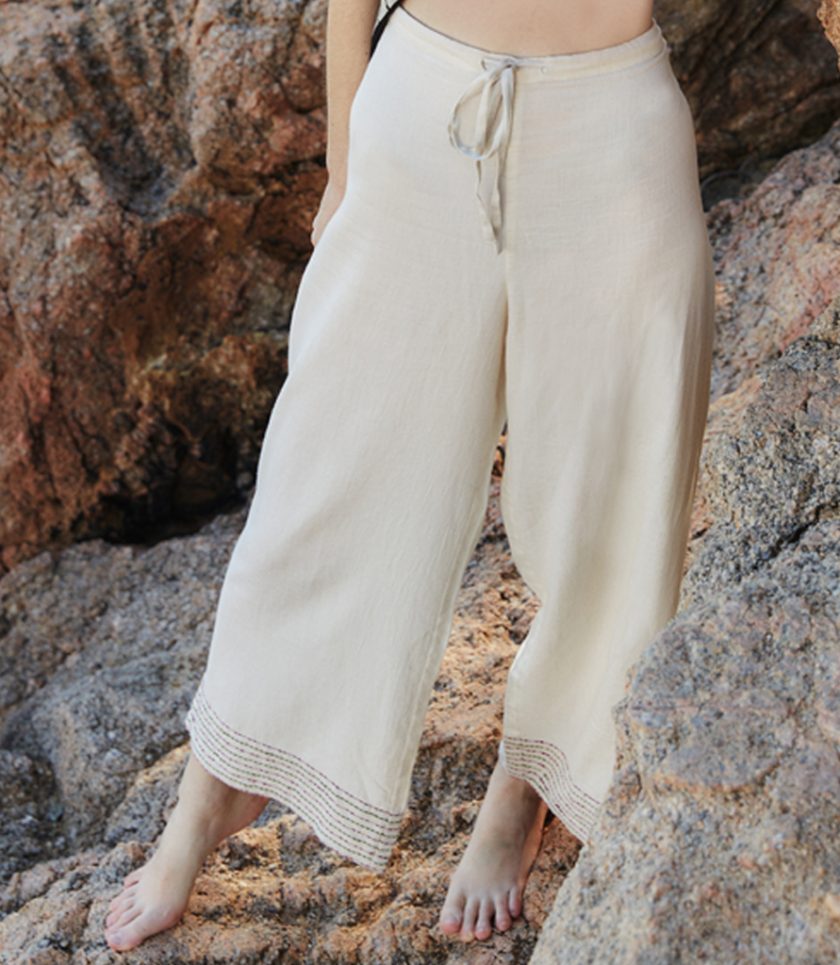 Beige Over Pants
