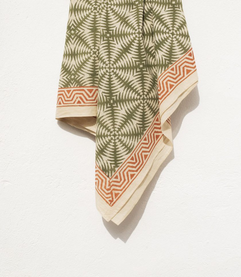 Green Afro Sarong