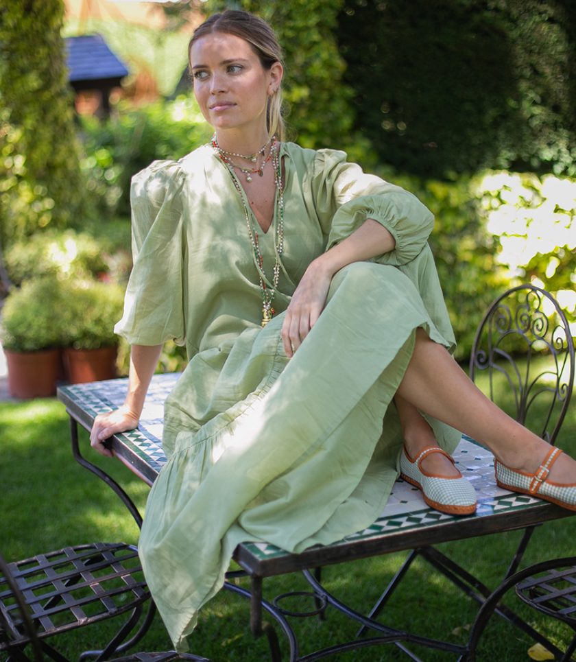 Zante Green Dress