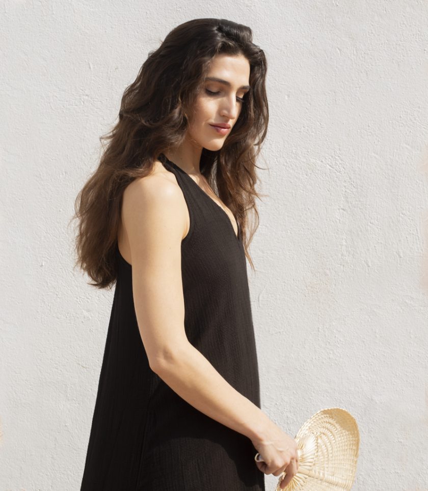 Black Halter Dress