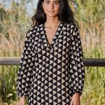 Black Triangles Long Tunic