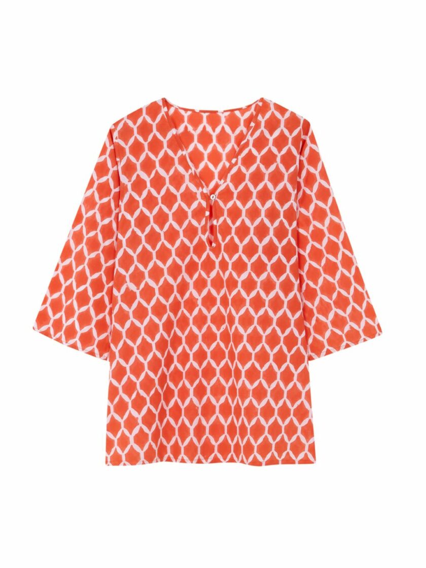 Orange Short Tunic