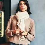 Poncho cashmere ava beige