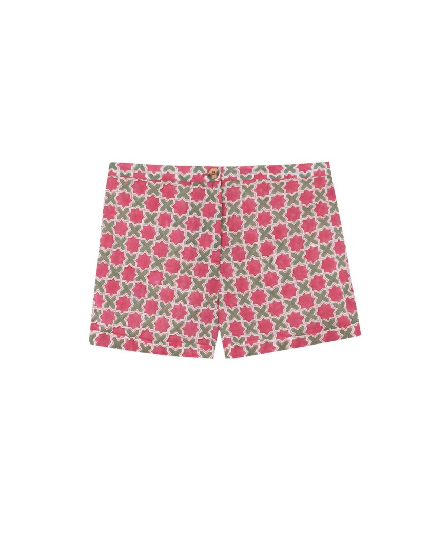 Pink Aspas Shorts