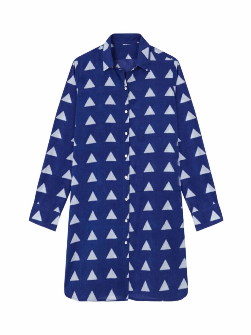 Ink Blue Shirt Dress