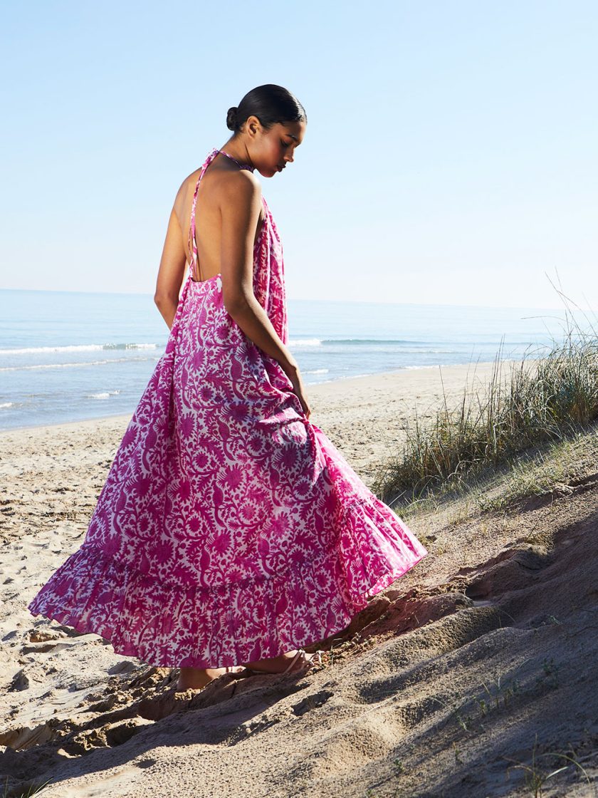 Pink Halter Dress