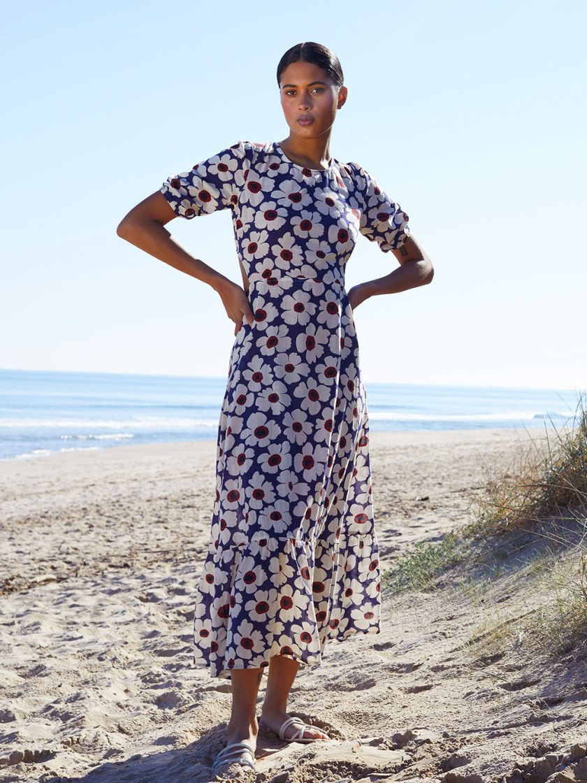 Cut Out Flower Dress