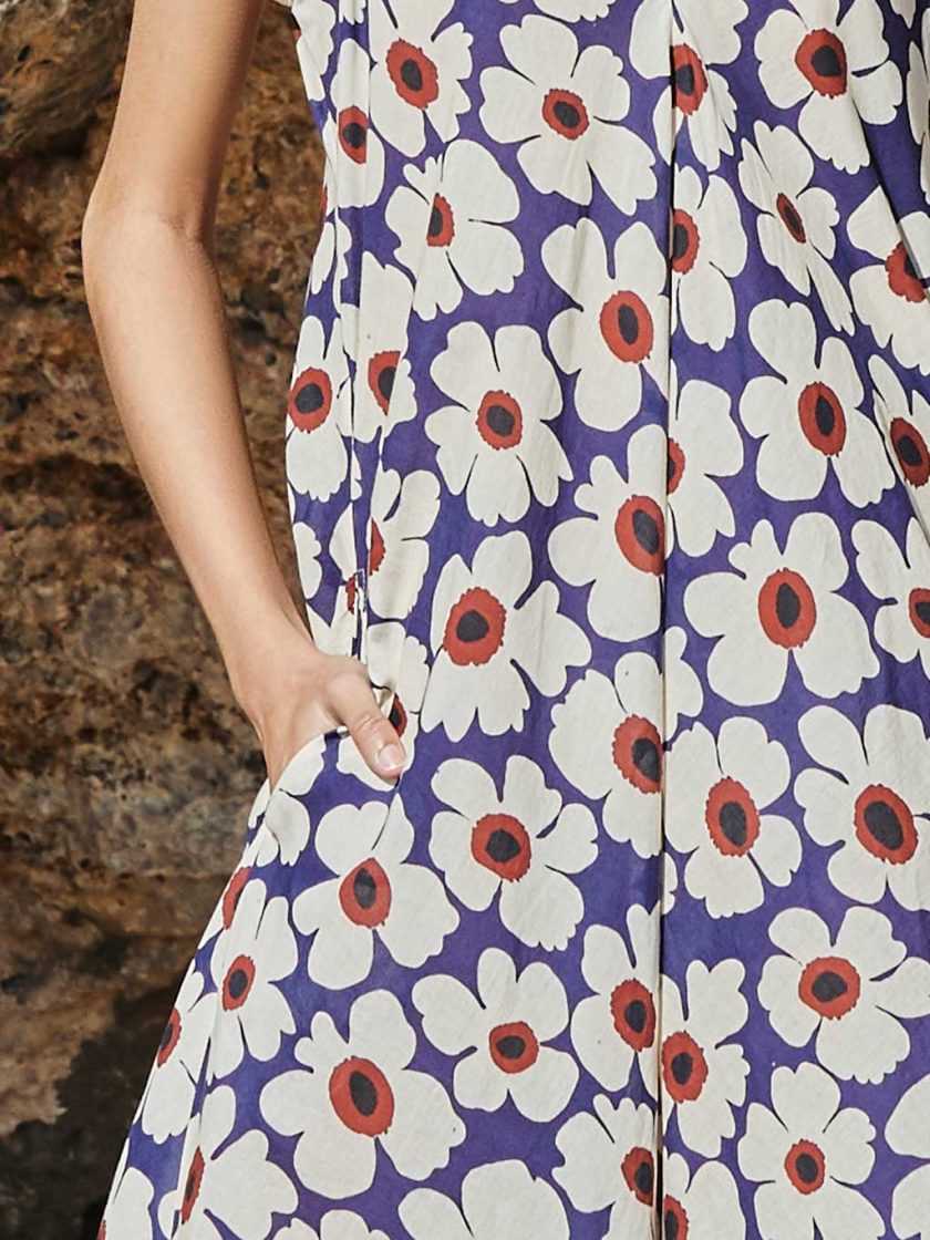 Flowers Tilos Dress
