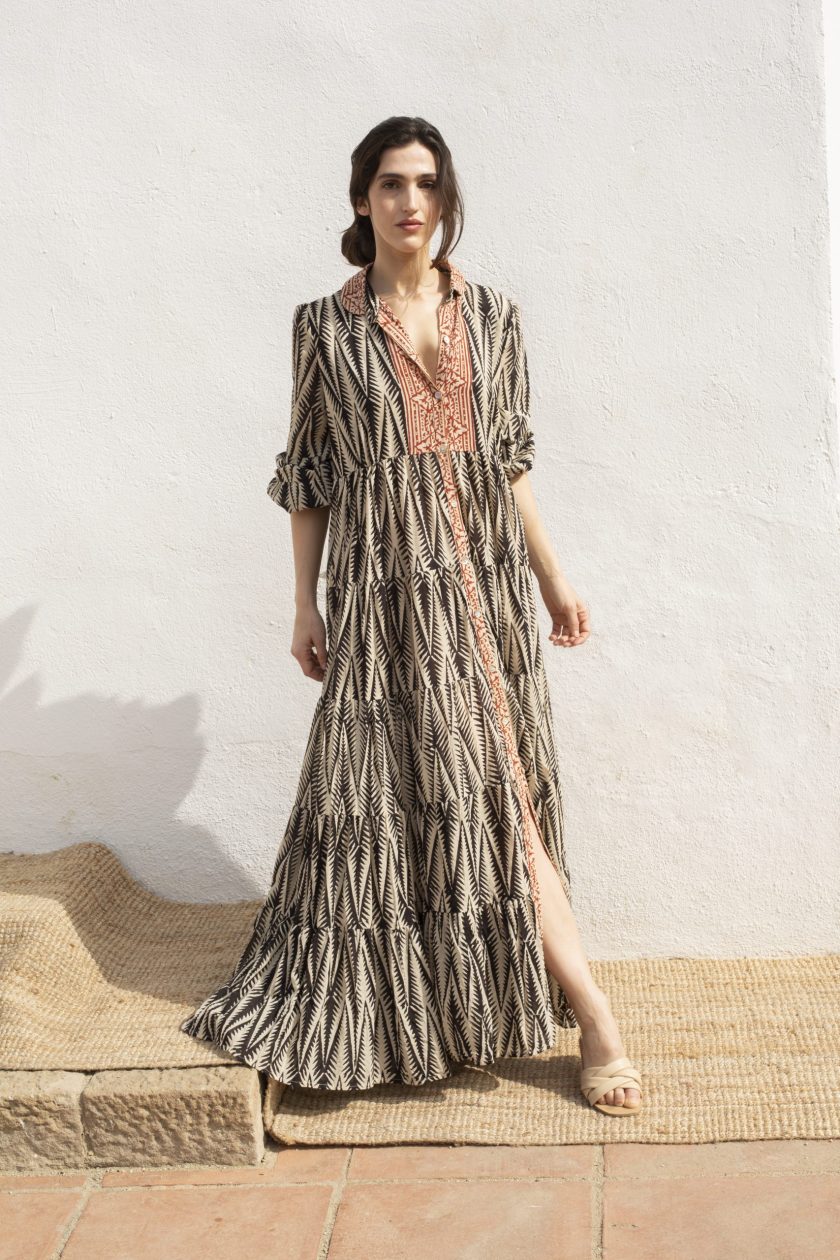 Red Paros Maxi Dress