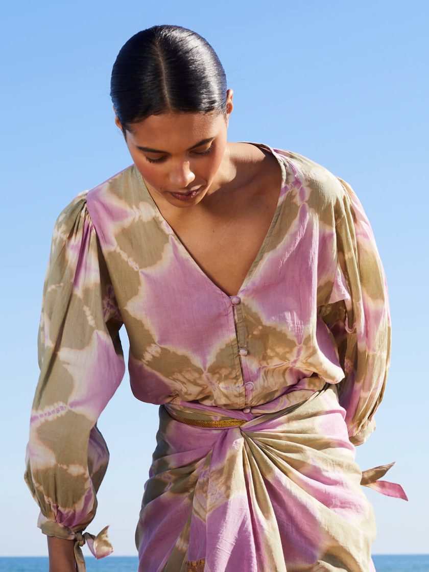 Tie Dye Blouse