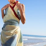 Blue Geo Kaia Dress
