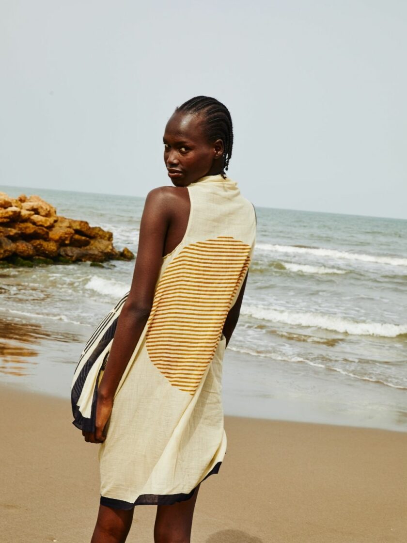 Kaia Sunset Mustard Dress