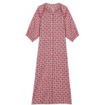 Pink Aspas Puffed Dress