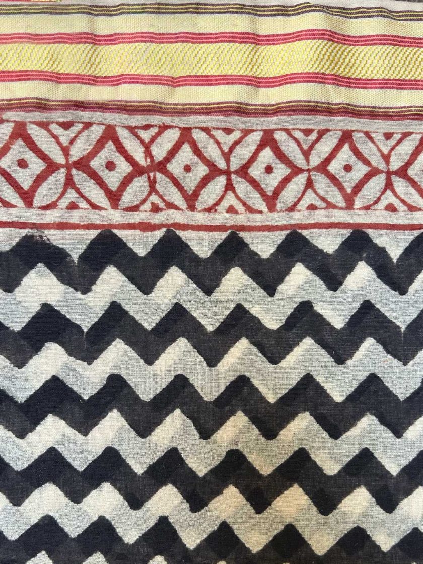 Black Zigzag Kaia Dress