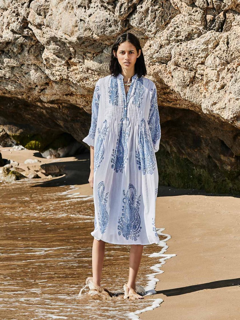 Paisley Folds Dress