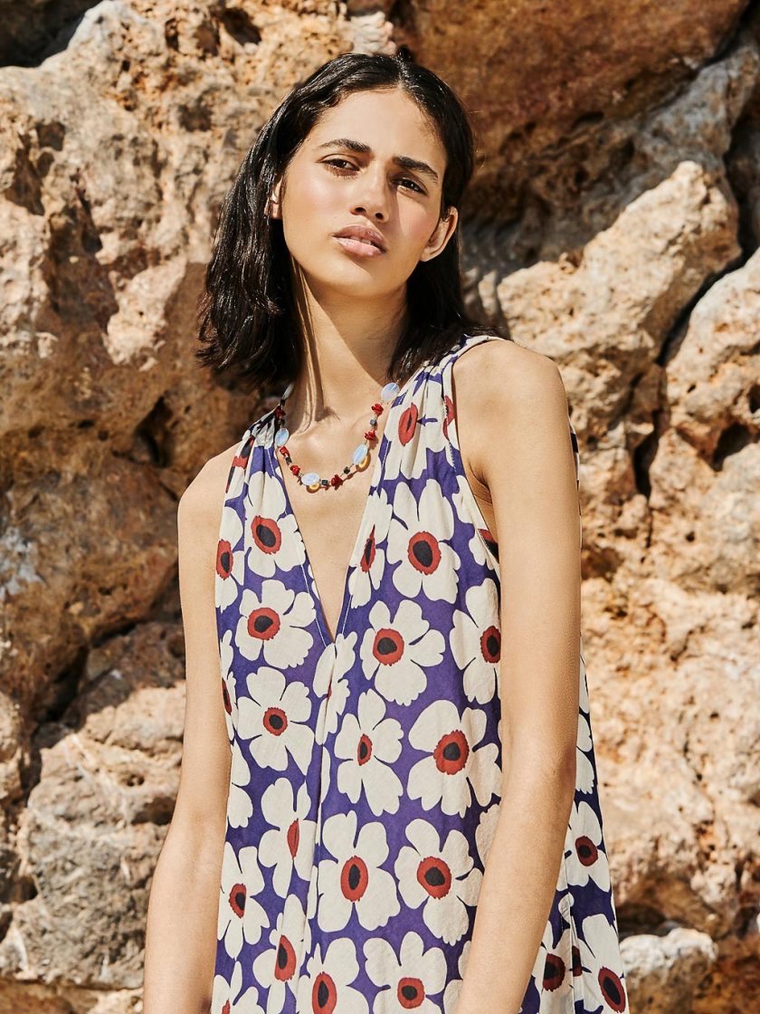 Flowers Tilos Dress