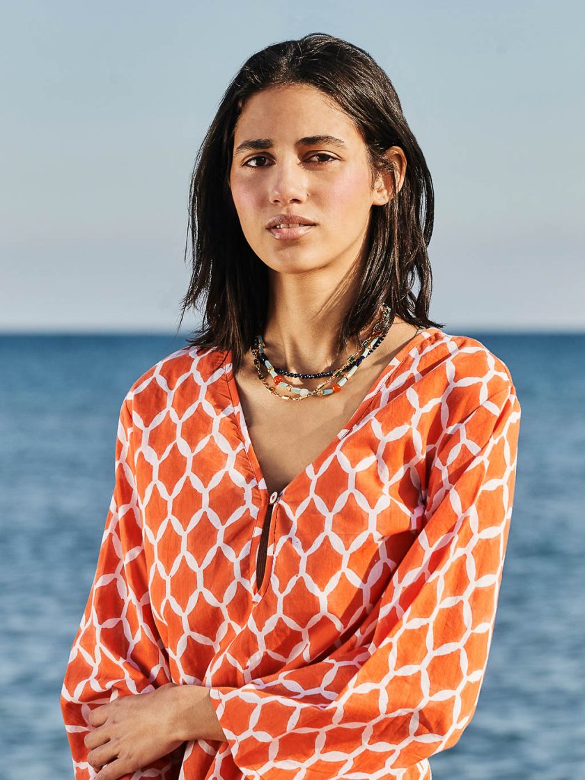 Orange Short Tunic