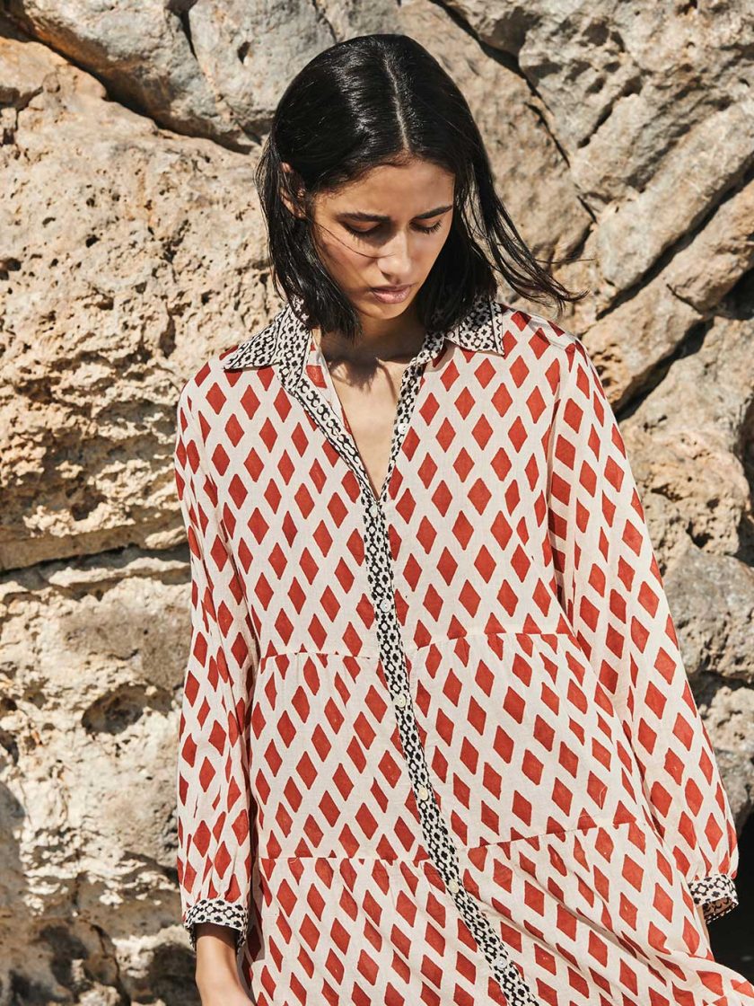 Red Diamond Kea Dress