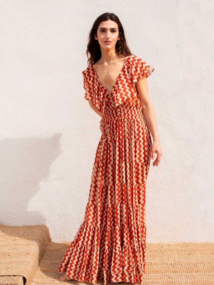 Red Bobin Dress