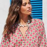Pink Aspas Puffed Dress