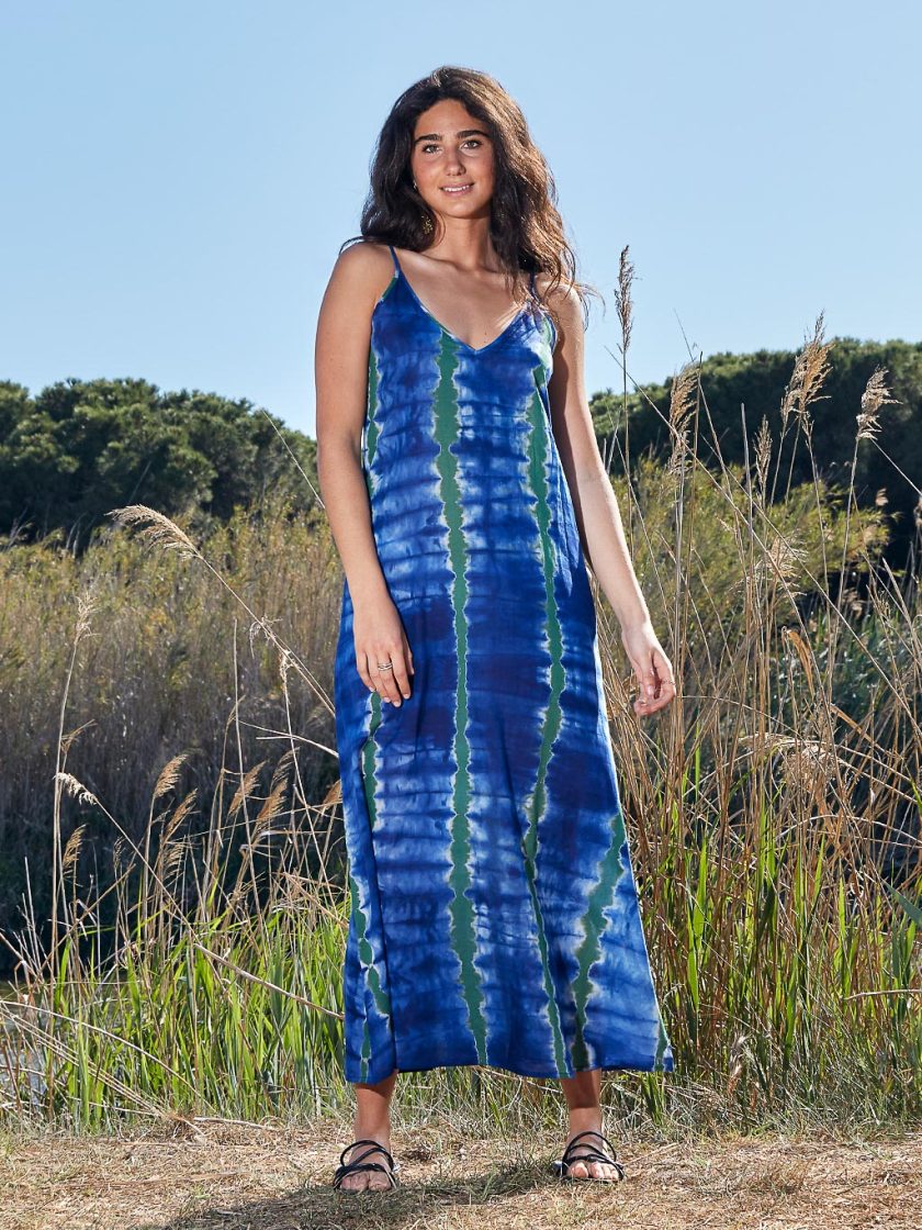 Tie Dye Strappy Dress