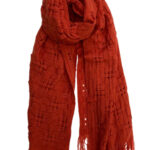Rooibos wool scarf