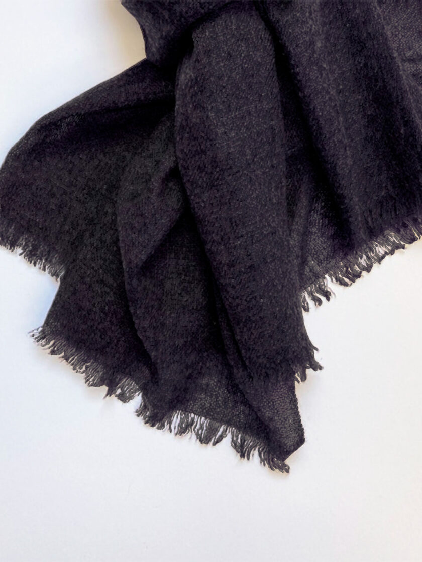 Black Cashmere scarf
