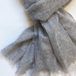 Grey Cashmere scarf