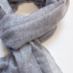 Grey Cashmere scarf