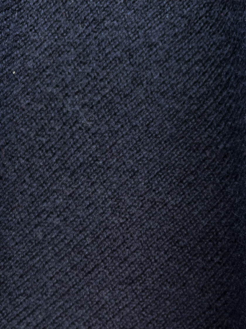 Navy Blue Ava Cashmere Poncho