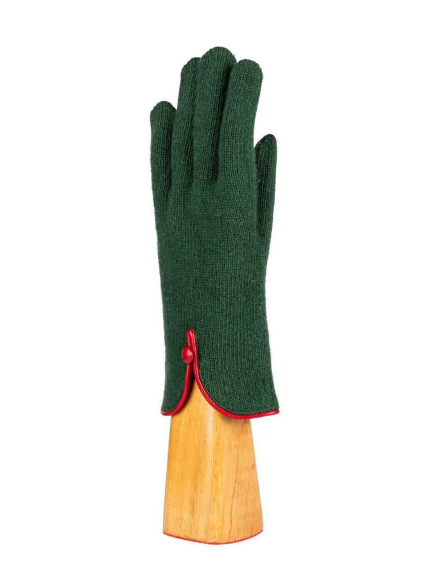 Wool and Cashmere glove Forest