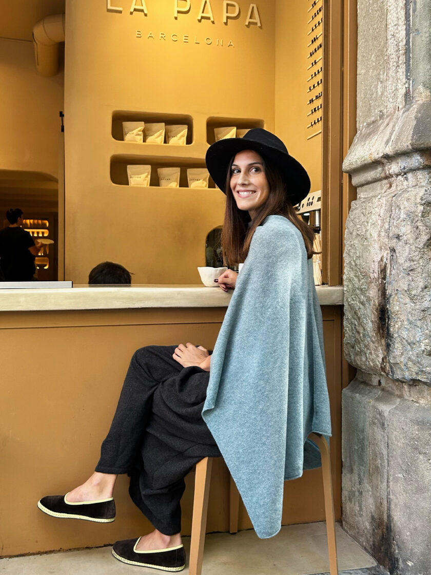 Fir Ava Cashmere Poncho