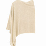 Beige Ava Cashmere Poncho