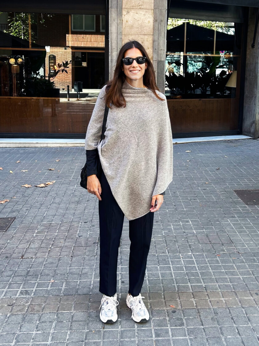 Ava Gray Cashmere Poncho