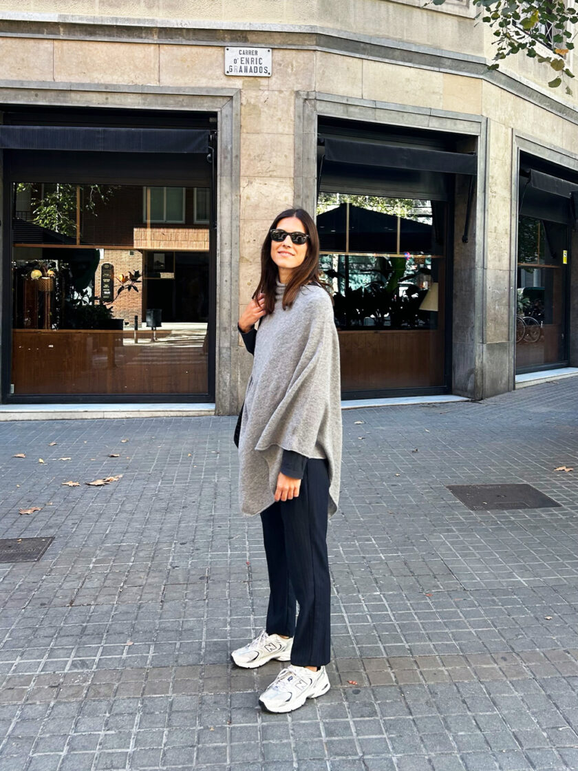 Ava Gray Cashmere Poncho