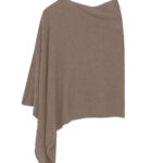 Brown Ava Cashmere Poncho