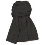 Black Ava Cashmere Poncho