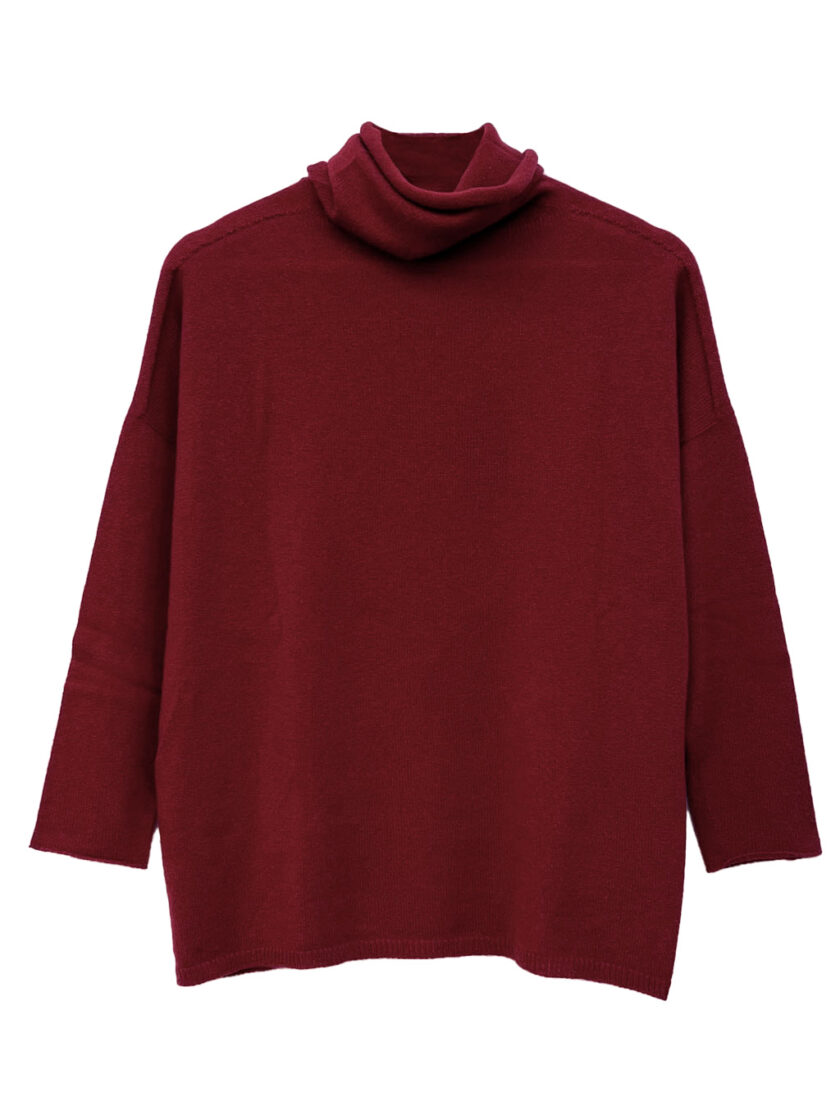 Pomegranate Cashmere turtleneck pullover