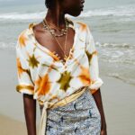 Tie Dye Green Blouse