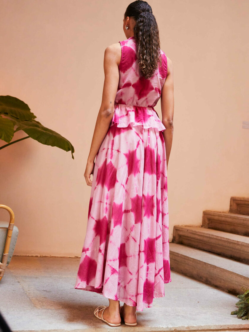 Long Tie Dye Skirt