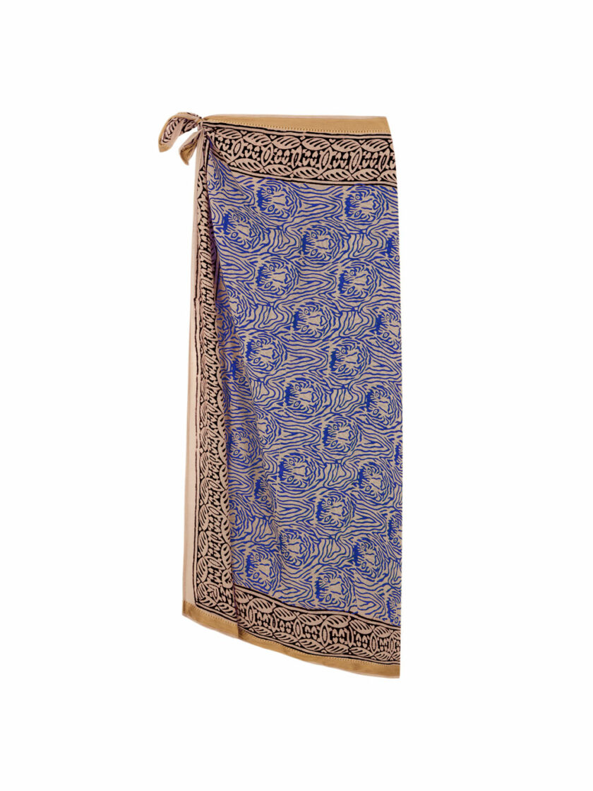 Sarong Blue Tigers
