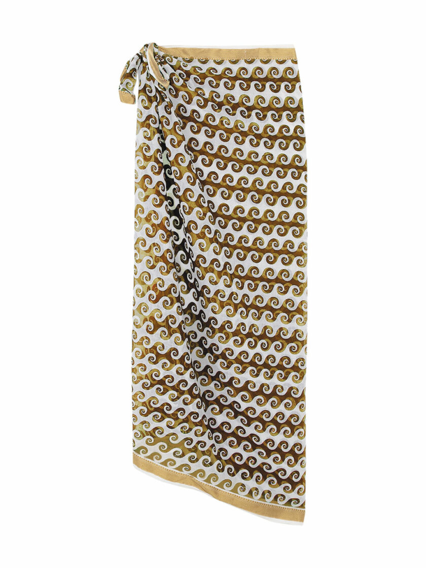 Waves Mustard Sarong