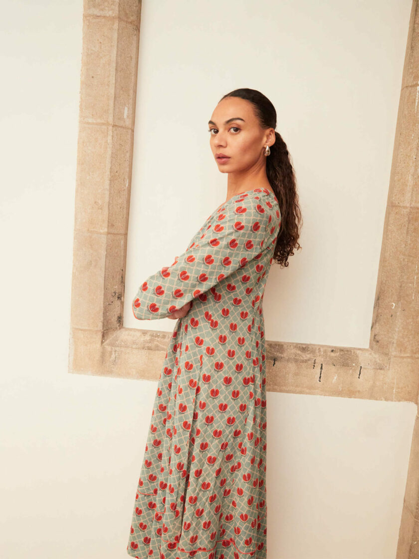 Tavira Teal Dress
