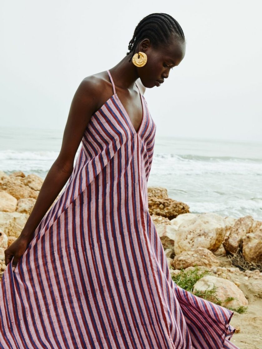 Halter Plum Dress