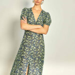 Morris Blue Midi Dress