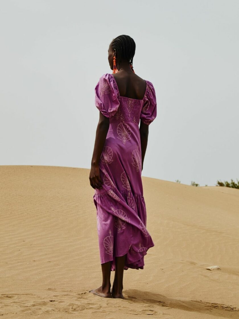 Long Lotus Dress