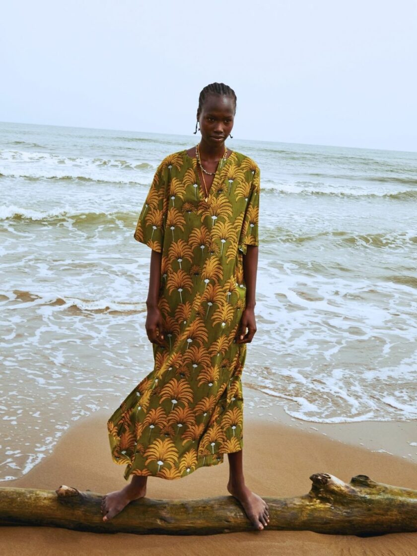 Short Sleeve Palm Tunic