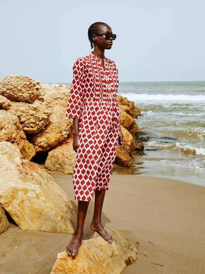 Bee Pleats Dress